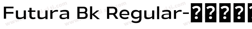 Futura Bk Regular字体转换